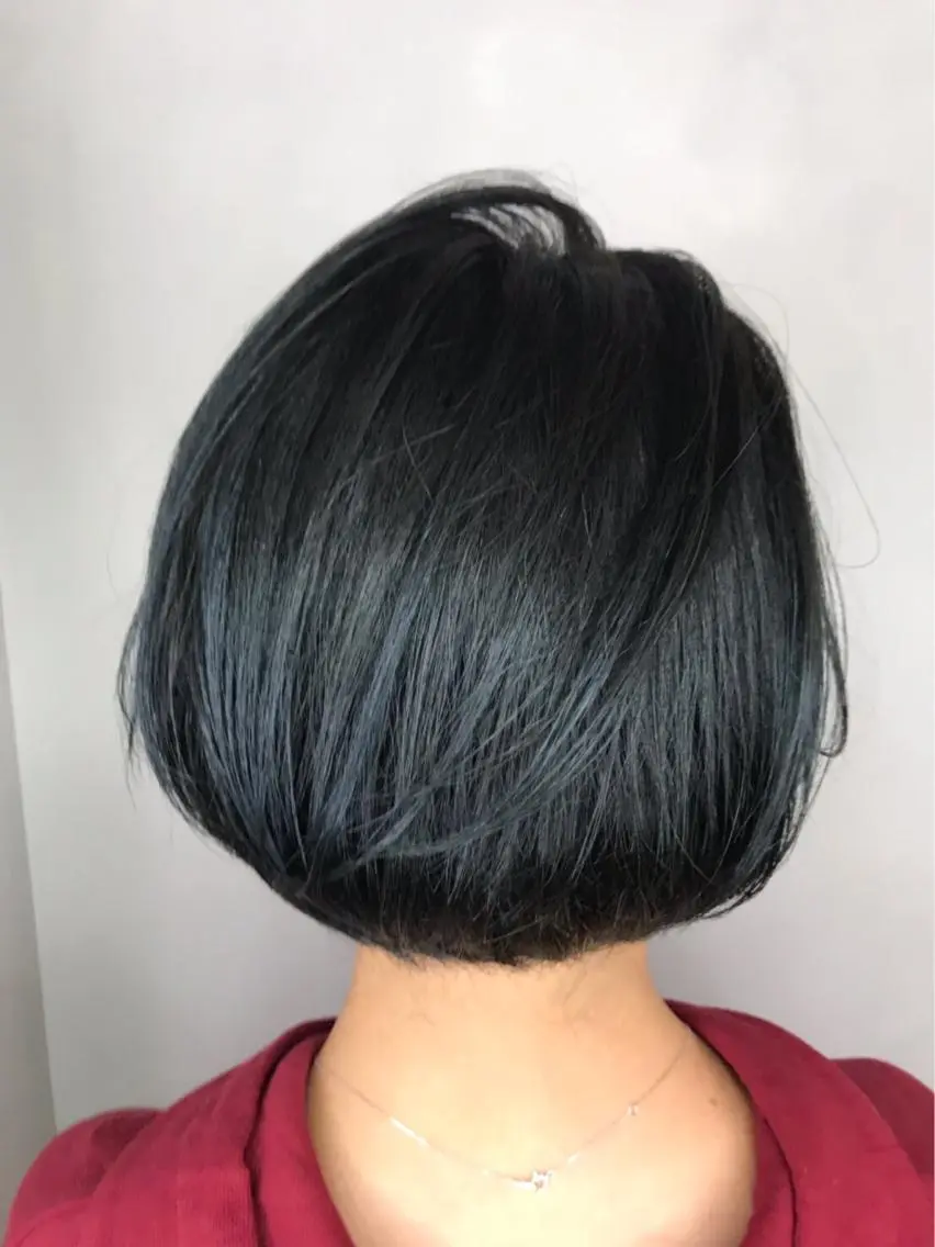 ショート カラー ブリーチ ブリーチなしカラー BROCANTE立川 karasawa.nのヘアスタイル
