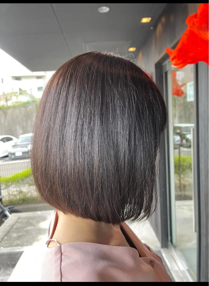 ショート カット ヘアカラー 三好 達也のヘアスタイル