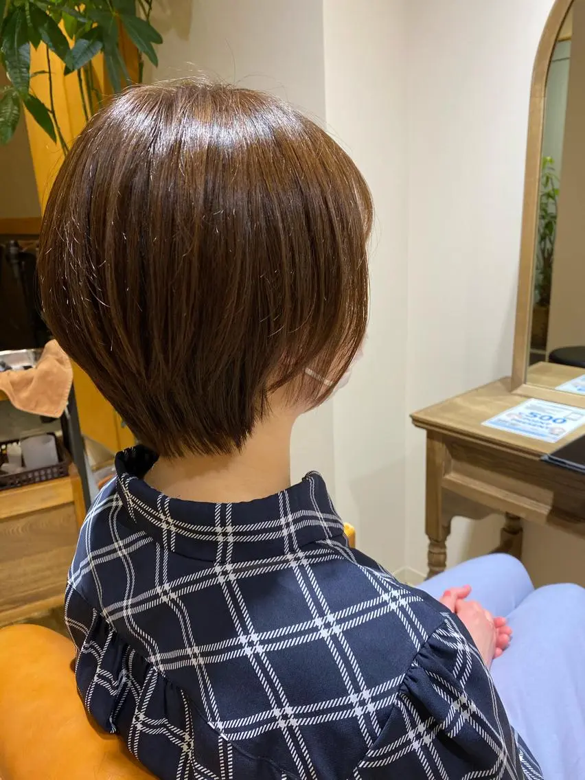 ショート ショートボブ ボブ ショートヘア 田中 美沙希のヘアスタイル