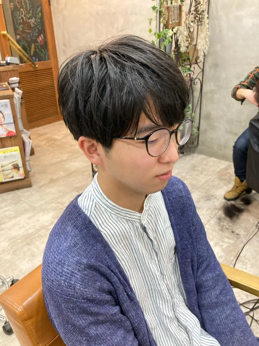 ヘアアレンジ メンズ カット スパのヘアスタイル