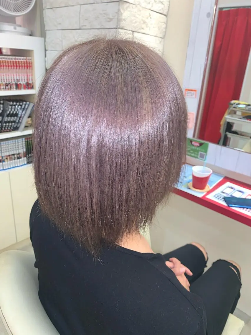 ミディアム カラー ヘアアレンジ メンズ ベージュカラー カット ヘアカラー 今村公介 ブリーチ特化、派手髪のヘアスタイル