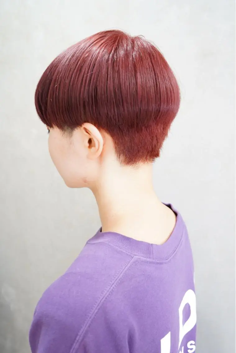 ショート カラー ヘアカラー トリートメント lani ブリーチ /ダブルカラーのヘアスタイル
