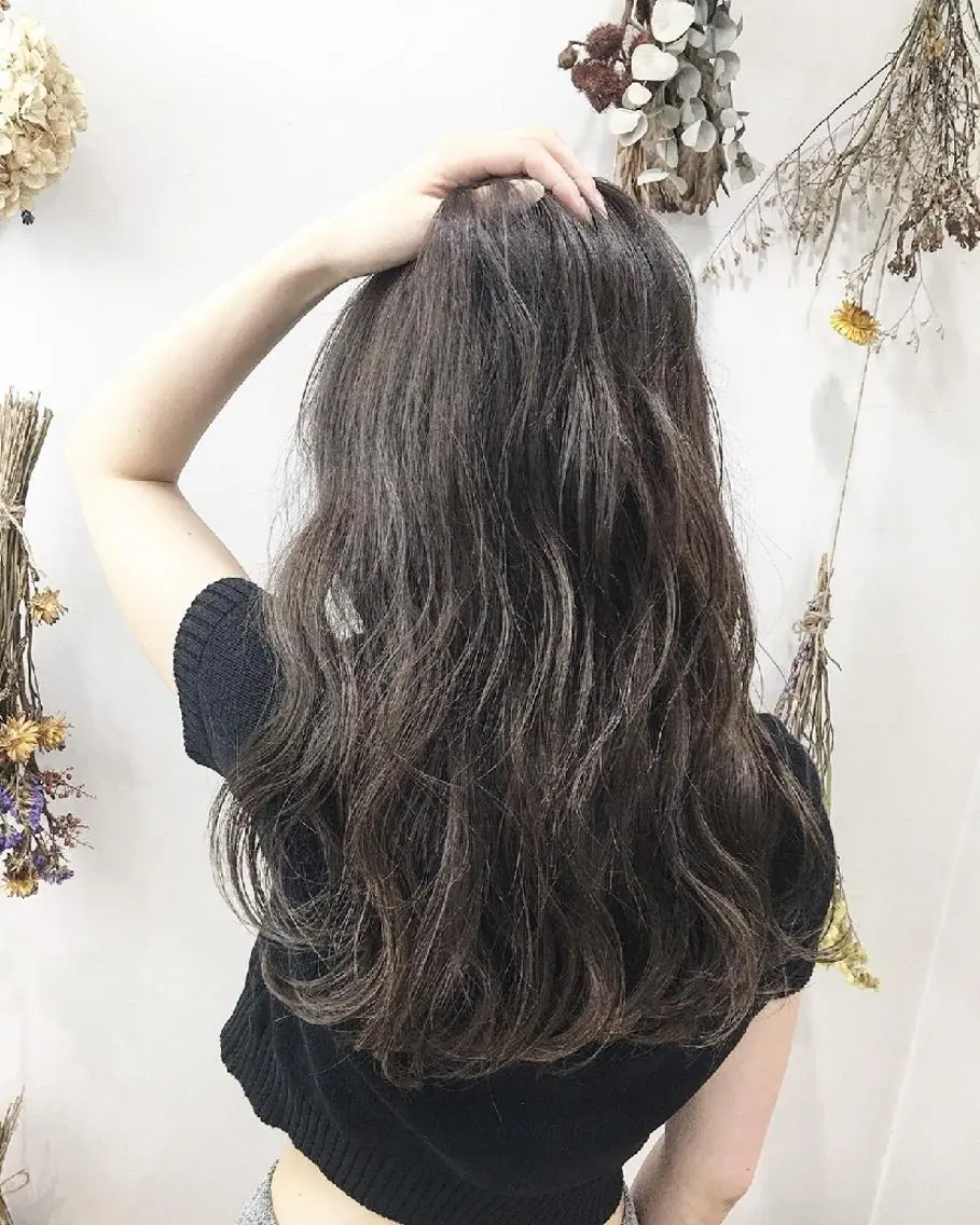 ミディアム Ash 店長 山下達也のヘアスタイル
