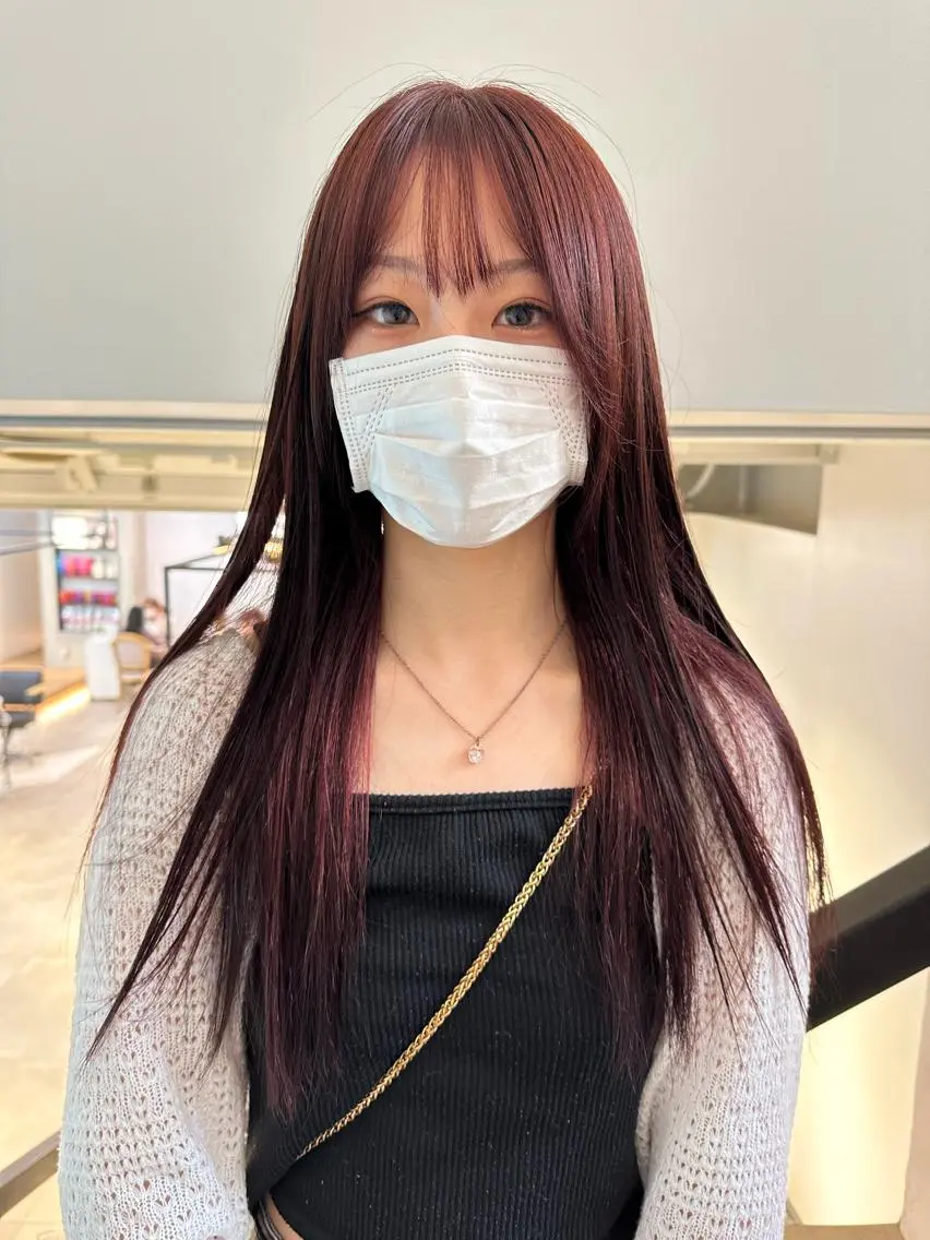 ロング カラー ヘアアレンジ ハイトーン特化 pepe🎀のヘアスタイル