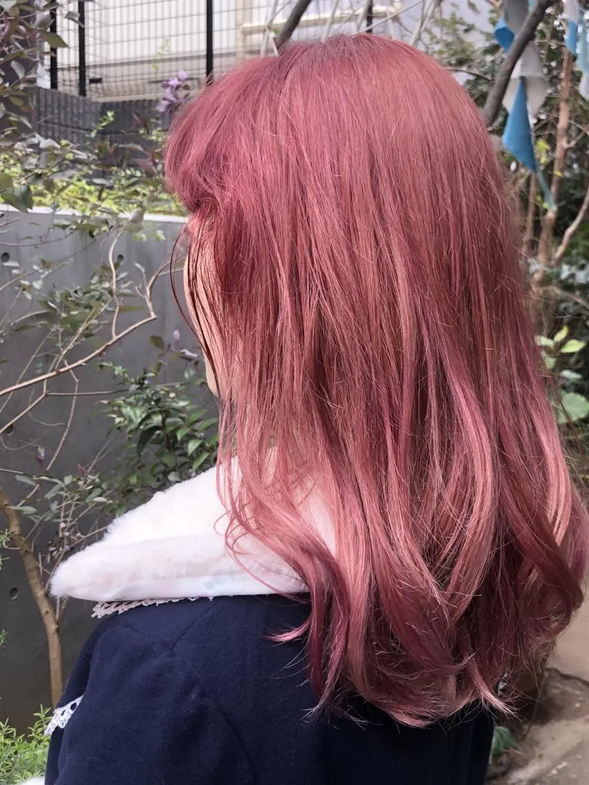 ロング カラー カット ヘアカラー Moca 〰️のヘアスタイル