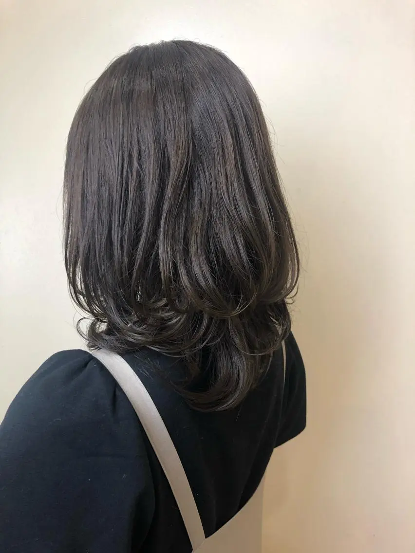 ミディアム カラー 長瀬 燎哉のヘアスタイル