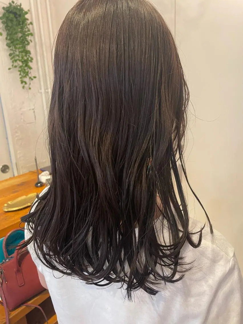 ミディアム カラー カット ヘアカラー トリートメント レイヤー/似合わせ TAKUYAのヘアスタイル