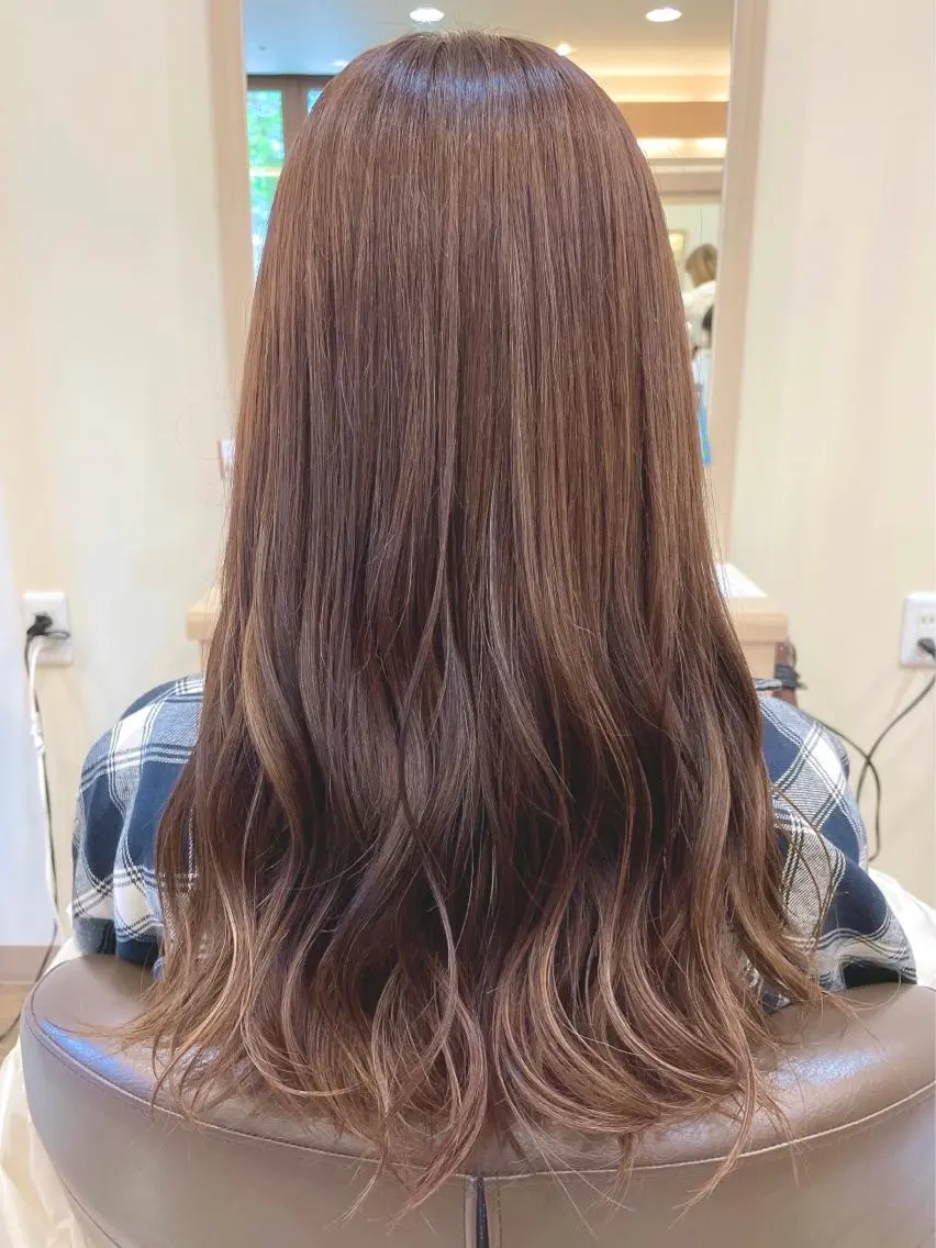ロング カラー ベージュカラー ブラウンカラー ブラウンベージュ メンズパーマ🌀/ 中村郁未のヘアスタイル