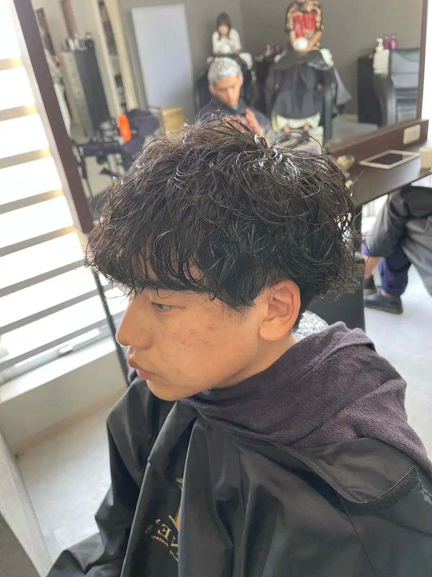メンズ バレイヤージュ特化/ アキラのヘアスタイル