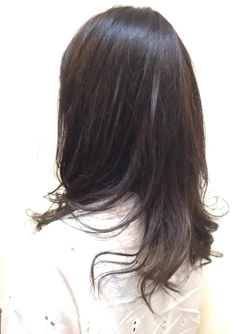 ロング カラー パーマスタジオ グレイス はやとのヘアスタイル