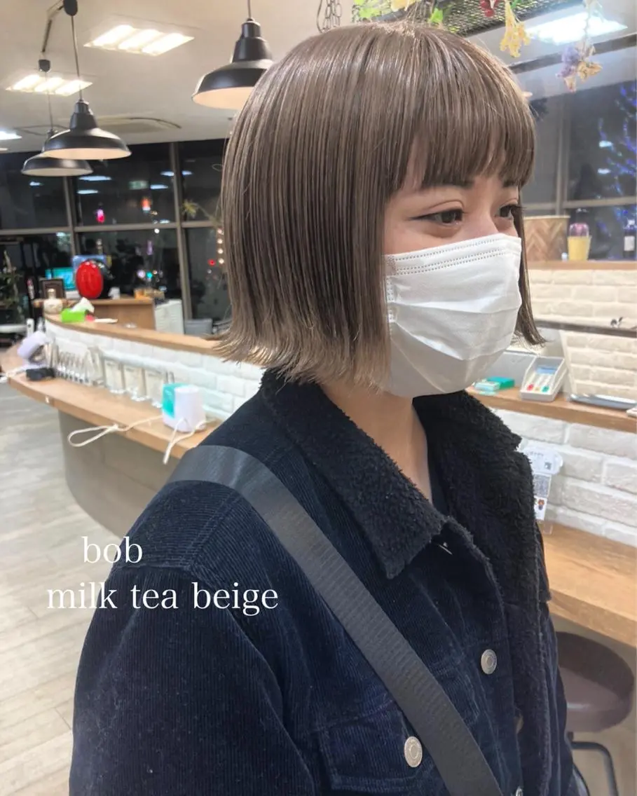 ショート カラー 切りっぱなしボブ ショートボブ ハンサムショート ベージュカラー ブリーチ カット ヘアカラー トリートメント 初めてのショート お任せください✂️のヘアスタイル
