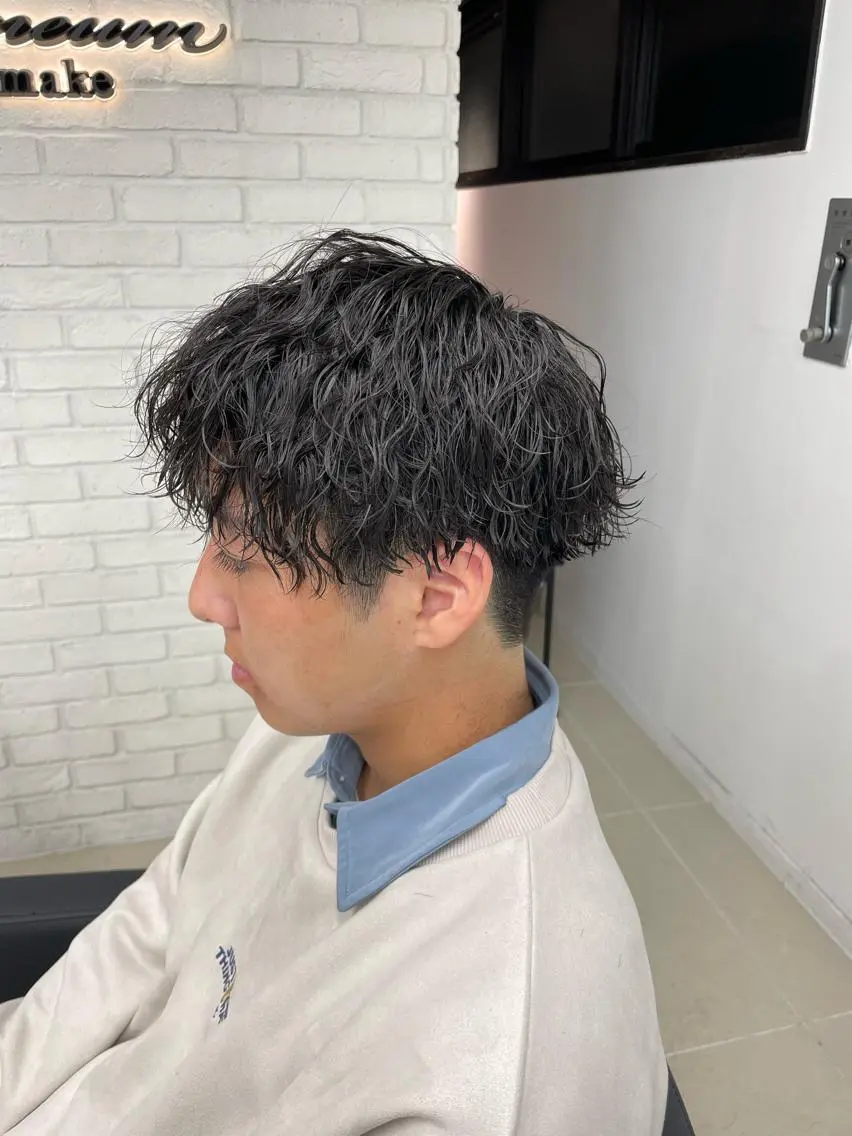 ショート パーマ ヘアアレンジ メンズ 🔥メンズ特化🔥 木村 祐太のヘアスタイル