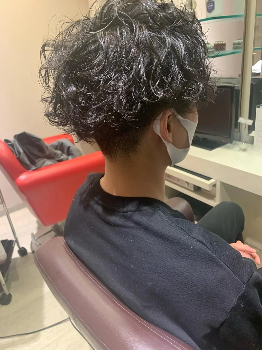 メンズ カット パーマ トリートメント ヘアセット ✨上村 潤平✨メンズヘア✨のヘアスタイル