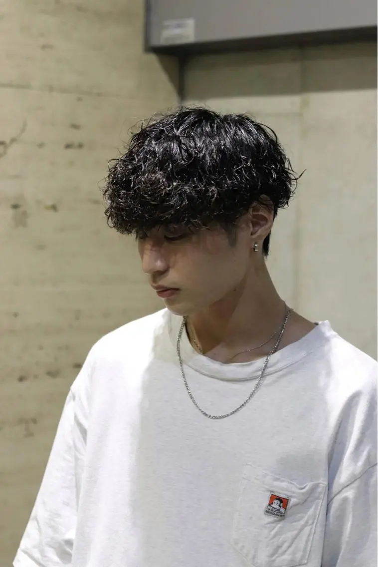 ショート パーマ メンズ メンズパーマ 波巻きパーマ スパイラルパーマ 🌀パーマ特化 美容師🌀/しゅんのヘアスタイル