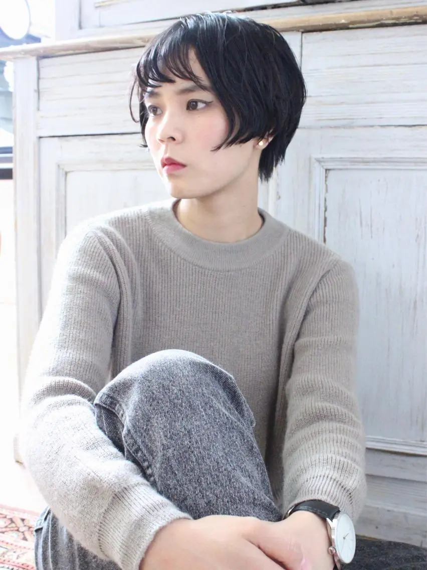 ショート カラー パーマ ooit 【オーイット】のヘアスタイル