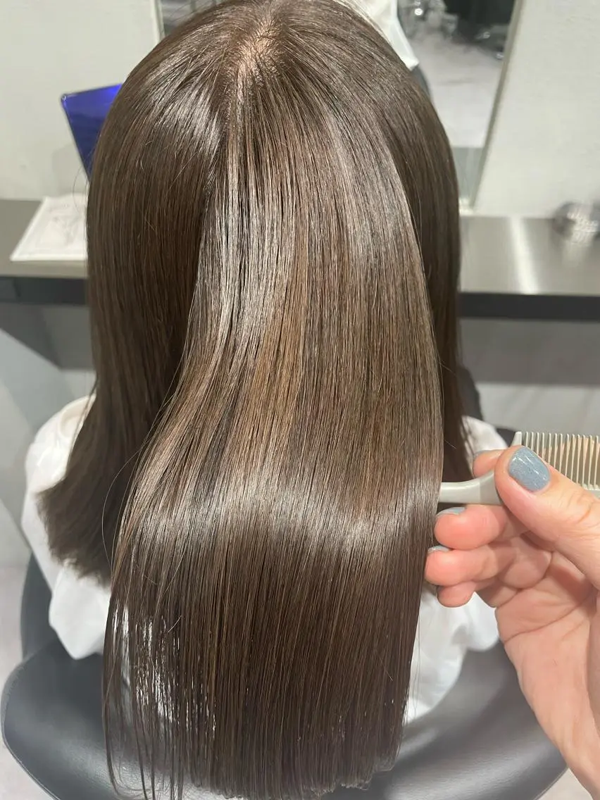 セミロング カラー トリートメント 🌈ウルトワ水素 髪質改善naru🌈のヘアスタイル