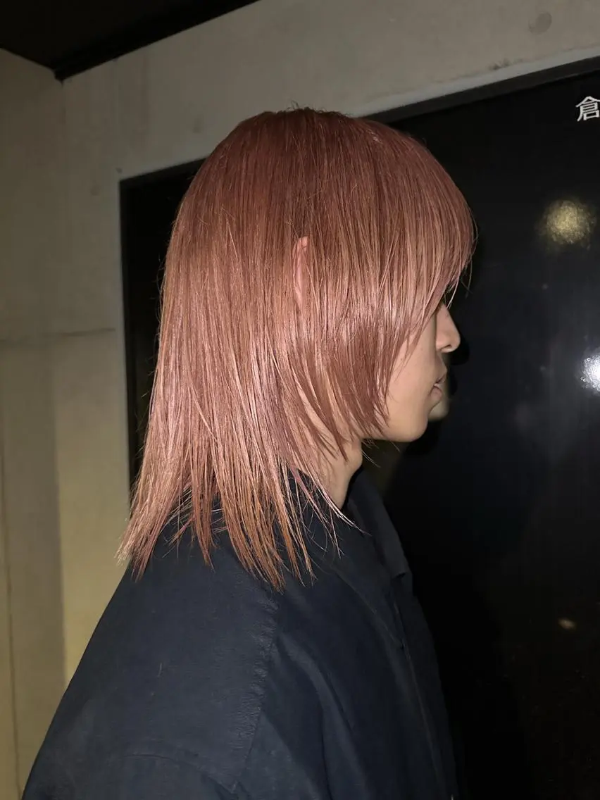 ミディアム カラー カット ヘアカラー トリートメント 似合わせウルフ/ レイヤー/山本祐輔のヘアスタイル