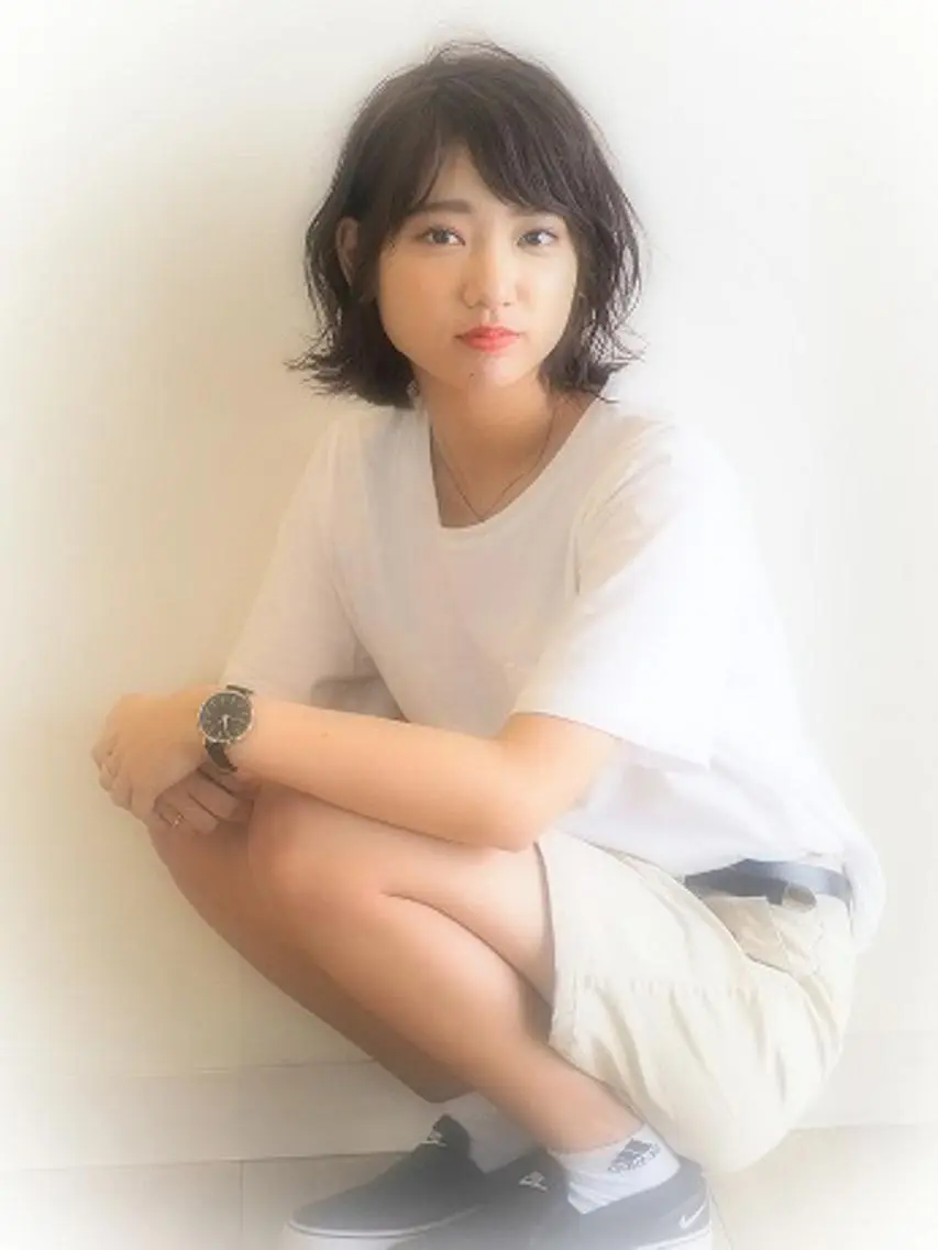 ショート パーマ ショートヘア grand juteのヘアスタイル