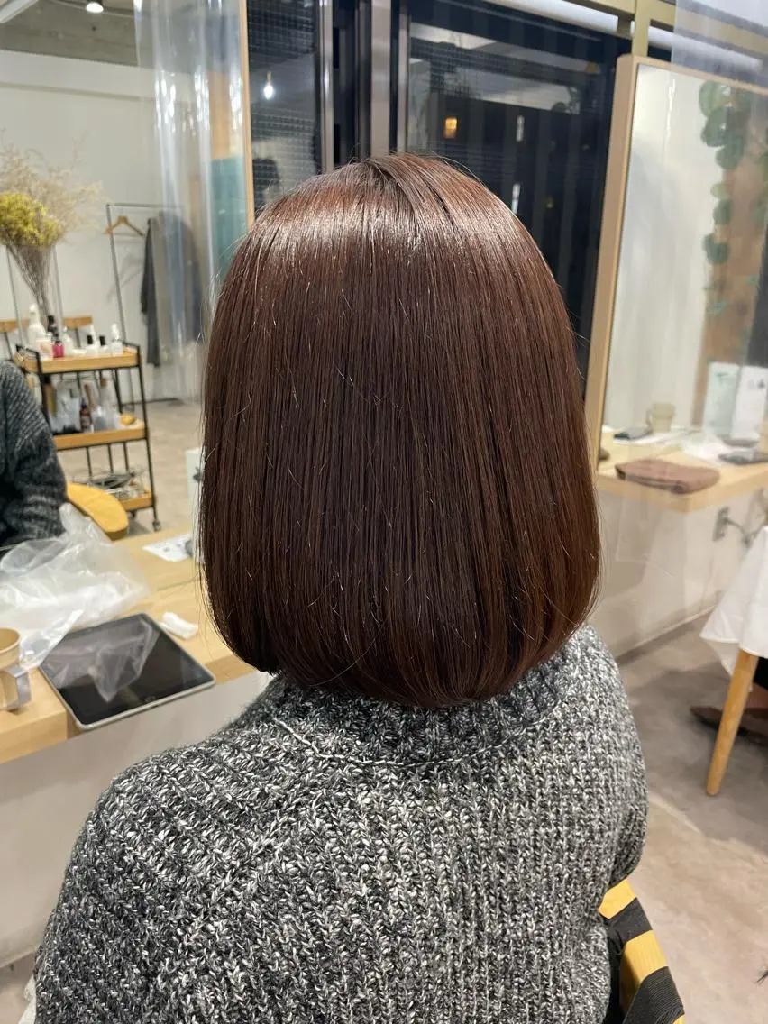ショート カラー ブラウンカラー ショコラブラウン トリートメント カット ヘアカラー トリートメント AMANE🌼 ハヤシサオリのヘアスタイル