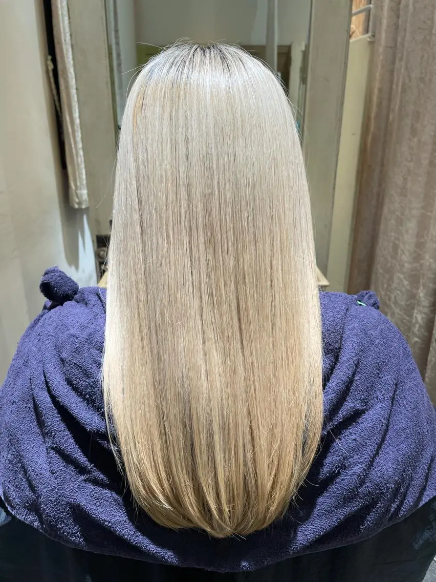 ロング カラー カット トリートメント 高見澤 優のヘアスタイル
