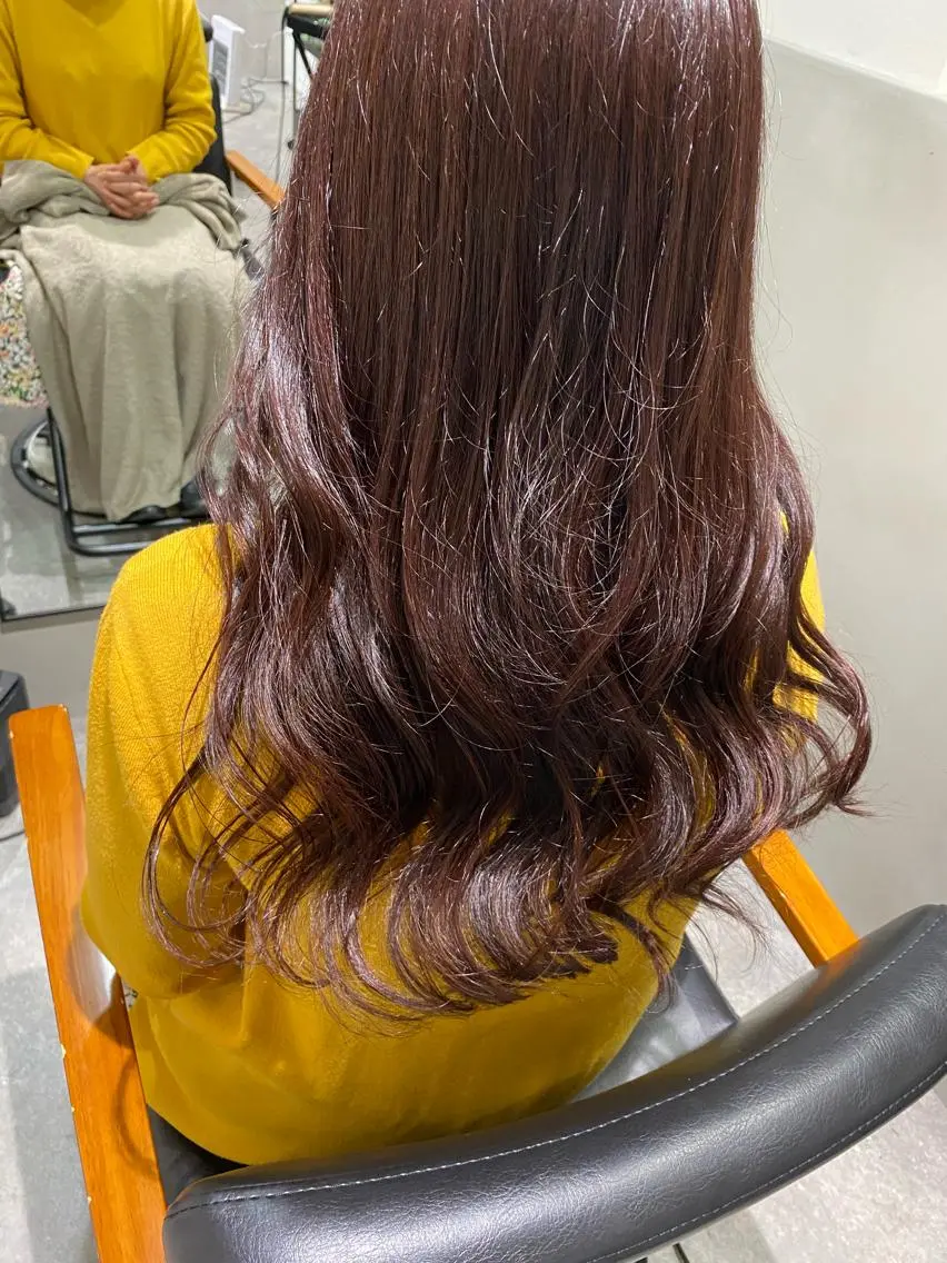 カラー ヘアアレンジ ブラウンカラー ピンクカラー ひきたみさと 大阪福島/スパニストのエステ・リラクイメージ