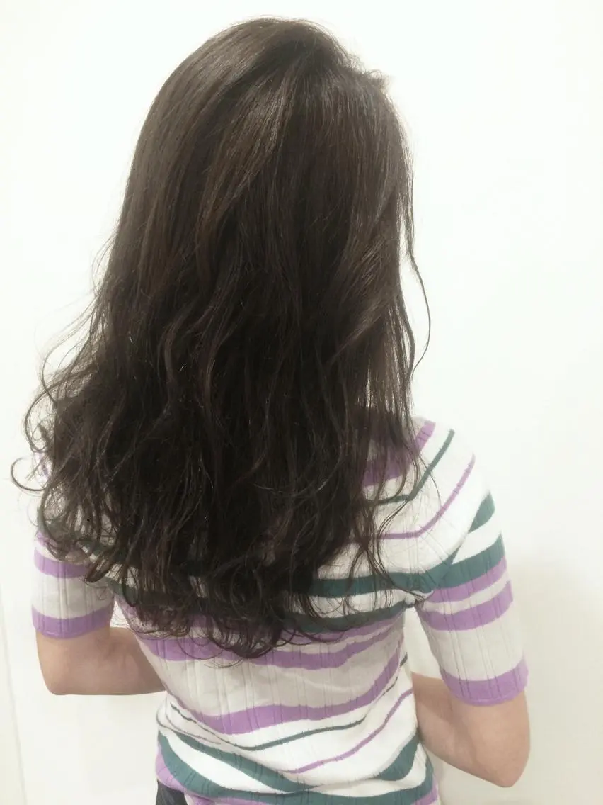 ロング カラー カット ヘアカラー トリートメント 🍀ナガヤマ ヒデアキ🍀のヘアスタイル