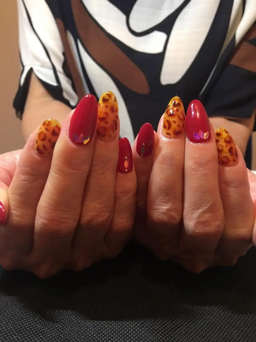ネイル べっ甲ネイル LIAN- nailのネイルデザイン