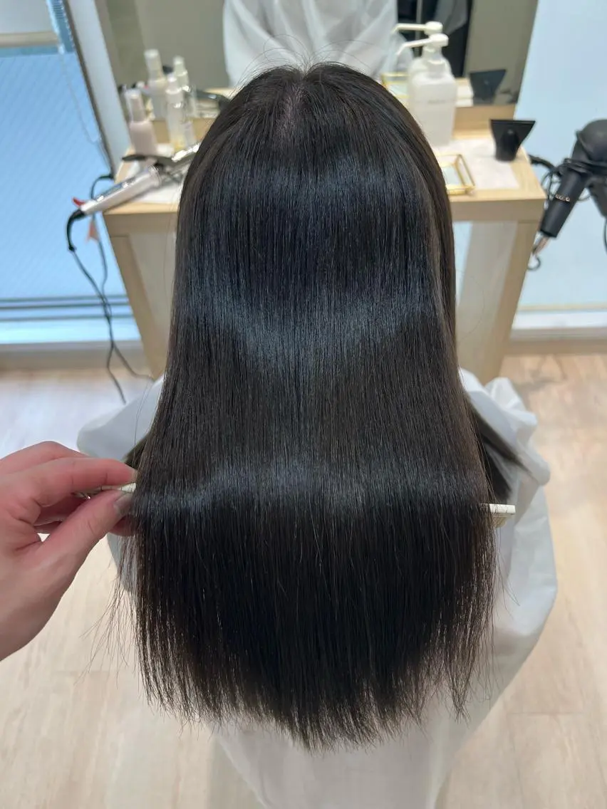 ミディアム カラー トリートメント 外国人対応 佐久間のヘアスタイル