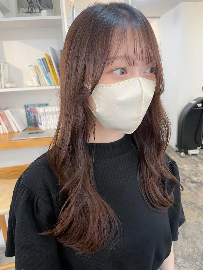 ロング 【表参道】Ruri デジタルパーマのヘアスタイル