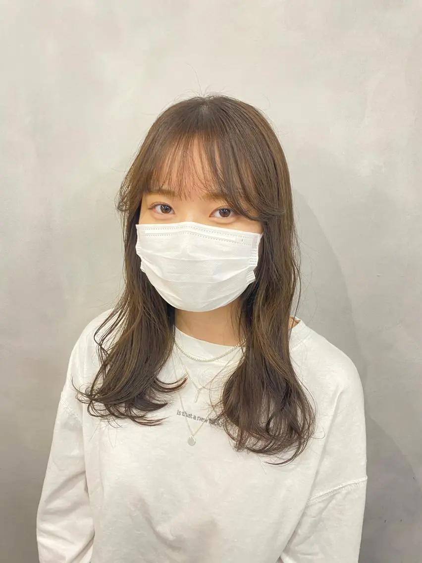 ロング カラー 🩵ブリーチカラー MIORI🩵のヘアスタイル