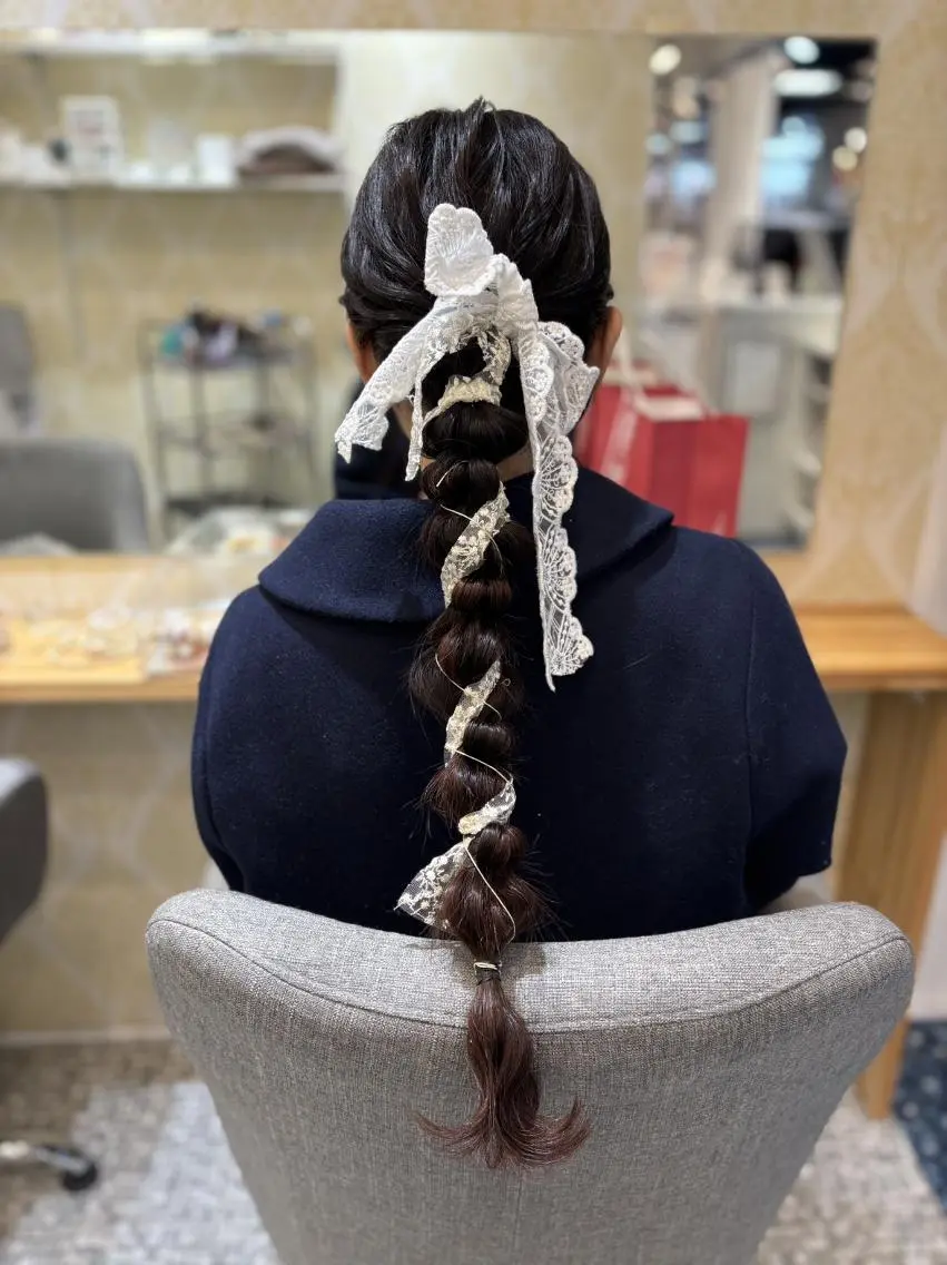 ヘアアレンジ ヘアセット天神駅直結 jrメンバーJUNのヘアスタイル
