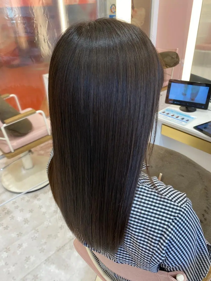 ロング カット 縮毛矯正 トリートメント 縮毛矯正/ 髪質改善 /ショート 圍 崇行のヘアスタイル