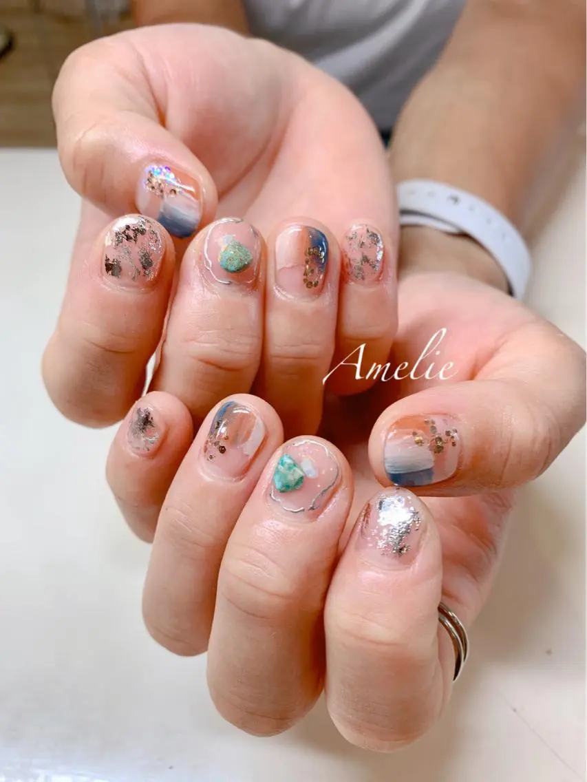 ネイル ジェルネイル パラジェル yo koのネイルデザイン