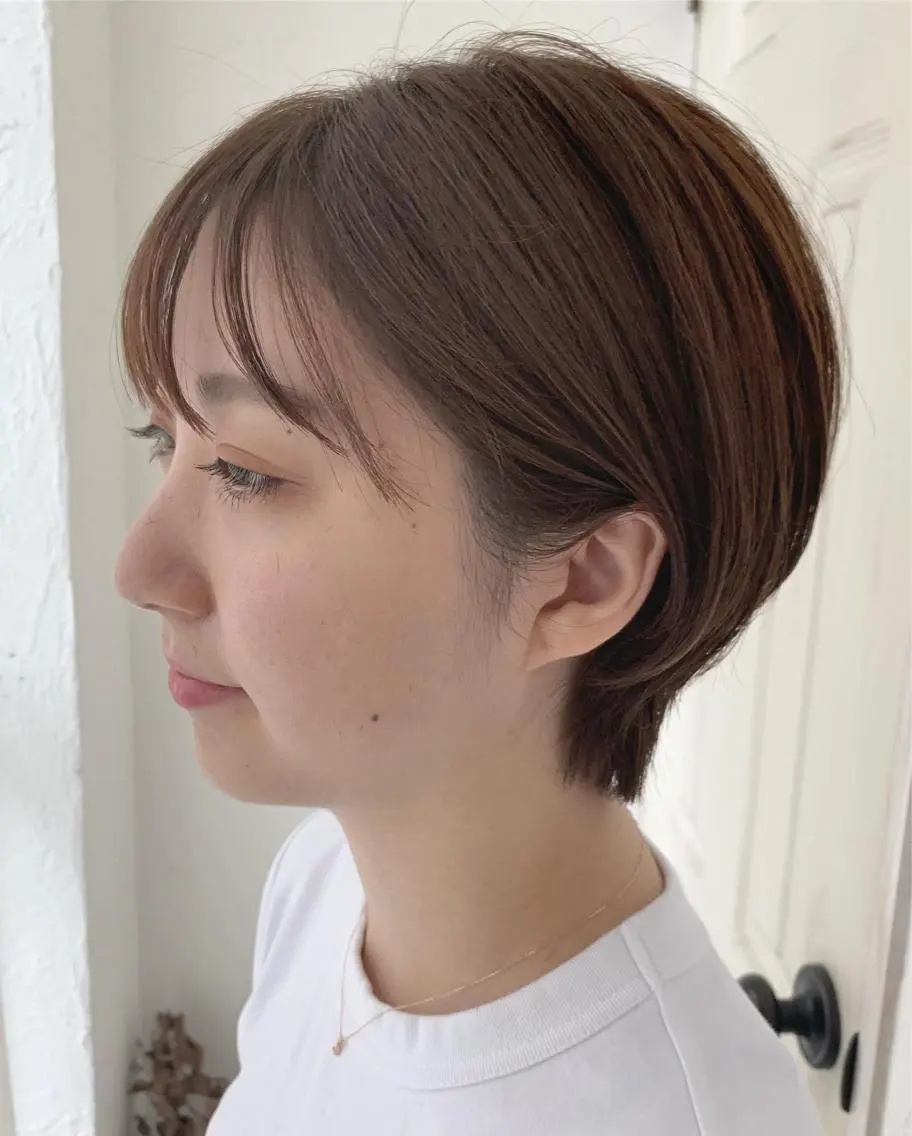 ショート カラー fio マナミのヘアスタイル