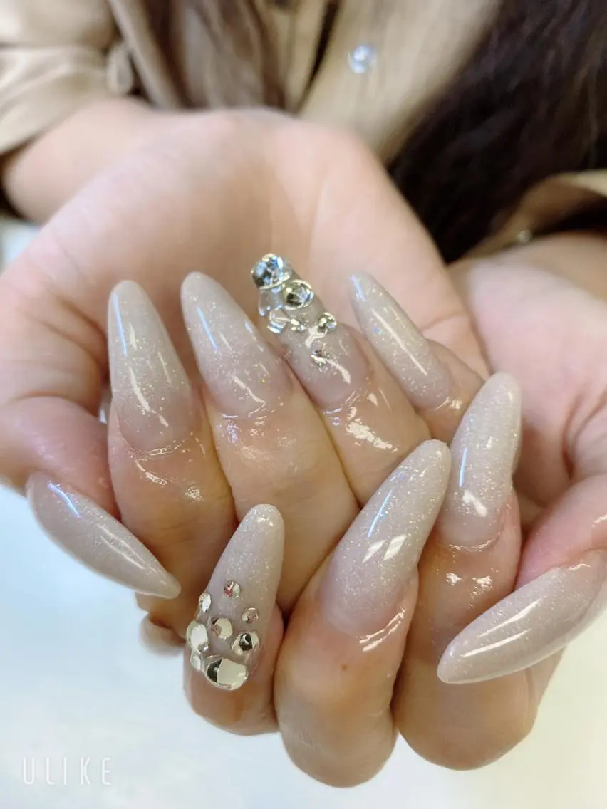 ロング JNA認定講師🌸 RIEのネイルデザイン