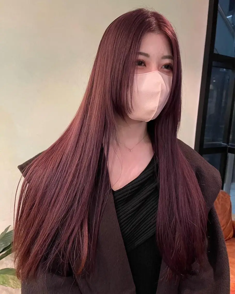 ロング カラー 愛瑠奈 erunaのヘアスタイル