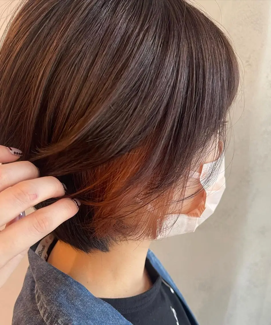 ミディアム カラー ヘアアレンジ イルミナカラー 髪質改善 レイヤーカット 外ハネヘア 縮毛矯正 ❥【韓国風ヘア】 stylist 林❥のエステ・リラクイメージ