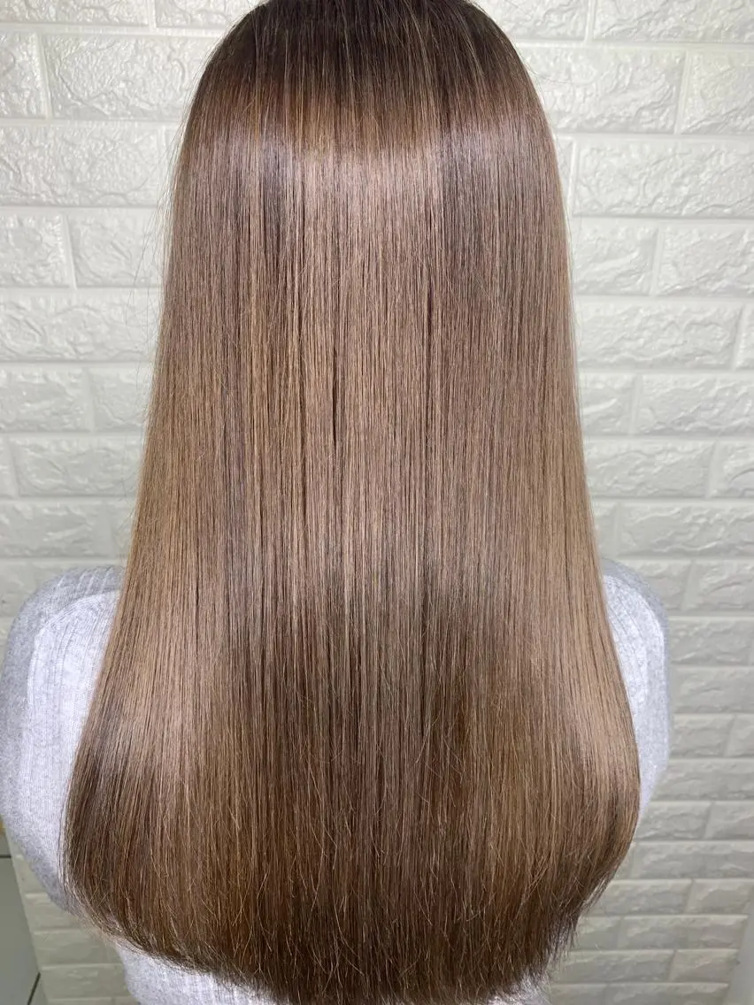 セミロング カラー アクアカラー グレージュ トリートメント トリートメント ヘッドスパ ヘアセット LAS 代表 ナガカワ コウヘイのヘアスタイル