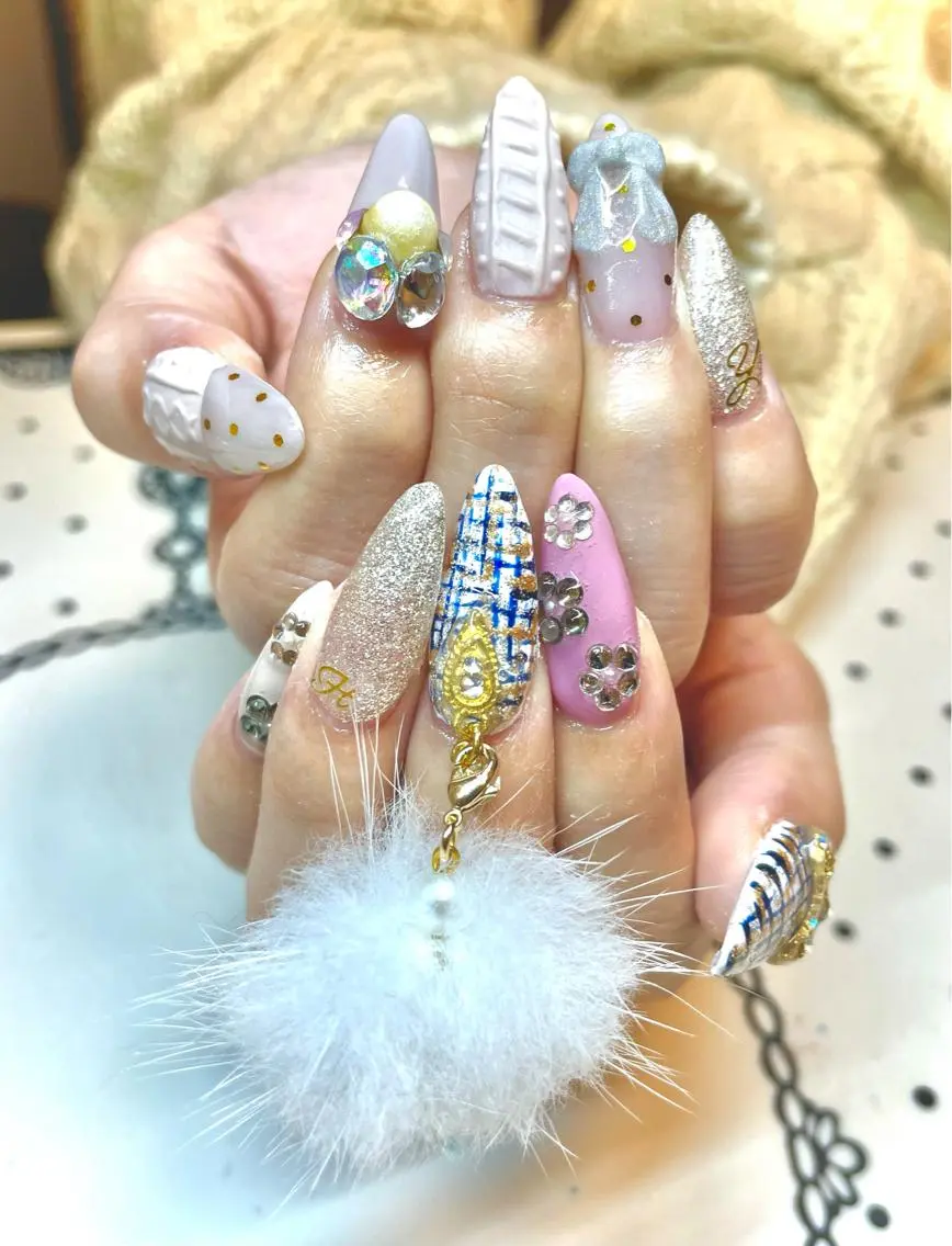 ネイル 持ち込み ハンドネイル nailist cocoのネイルデザイン