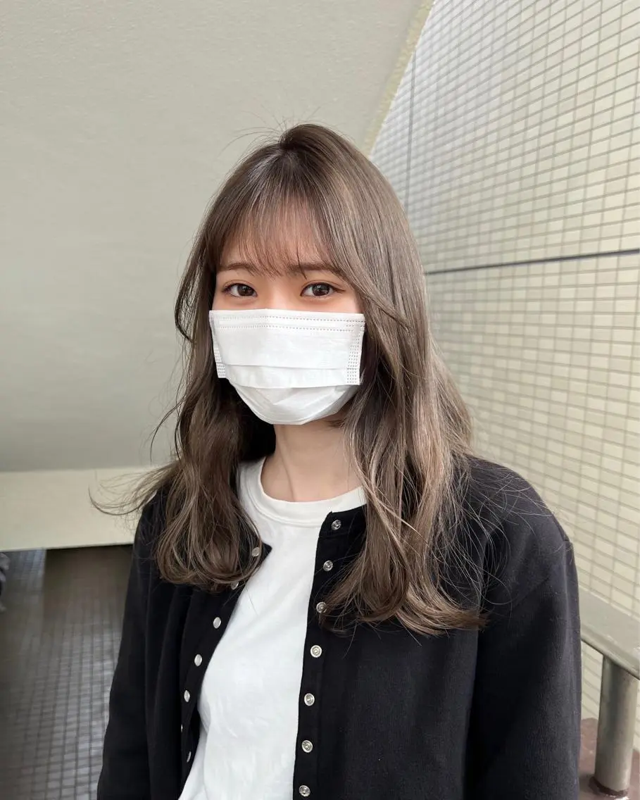 ロング カラー ブリーチ ヘアカラー トリートメント まろやか透明感カラー ♡MANAのヘアスタイル