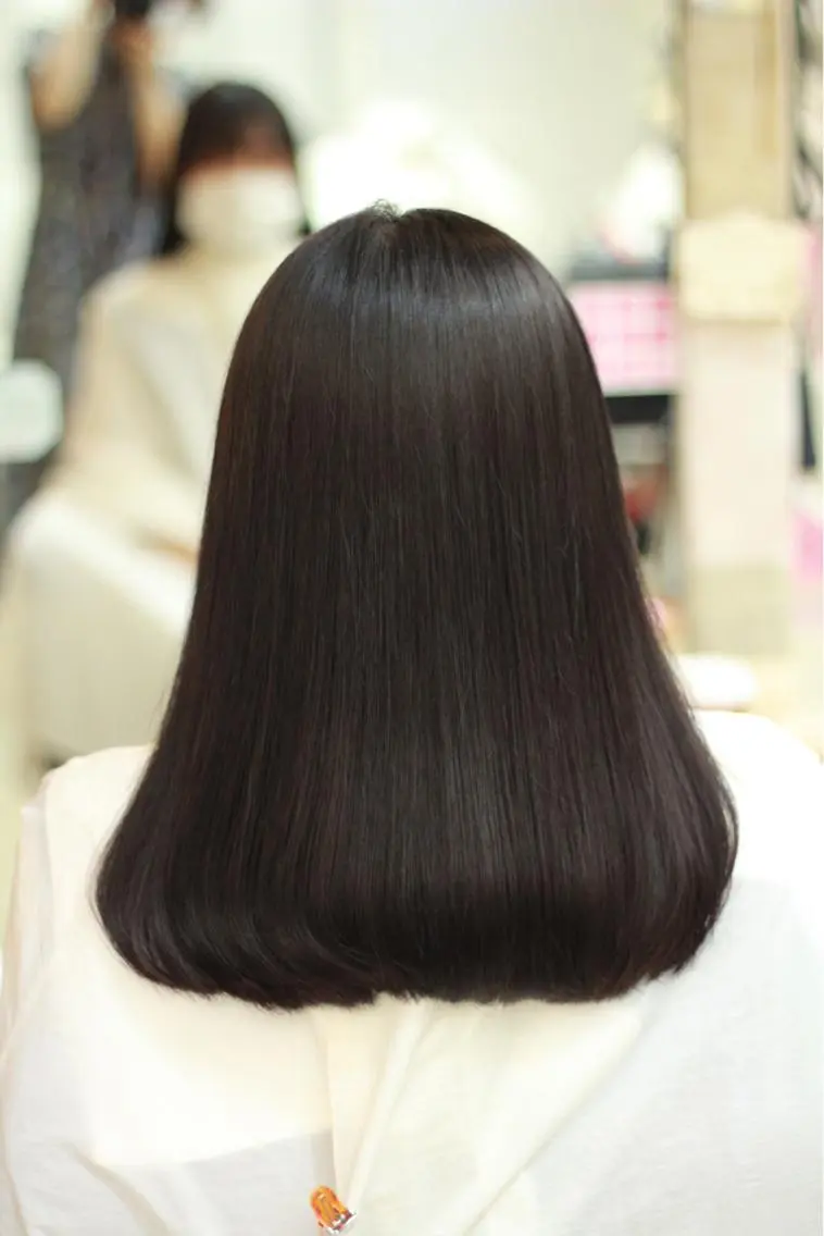 セミロング 縮毛矯正 GOSSIP信国 瑞絵のヘアスタイル
