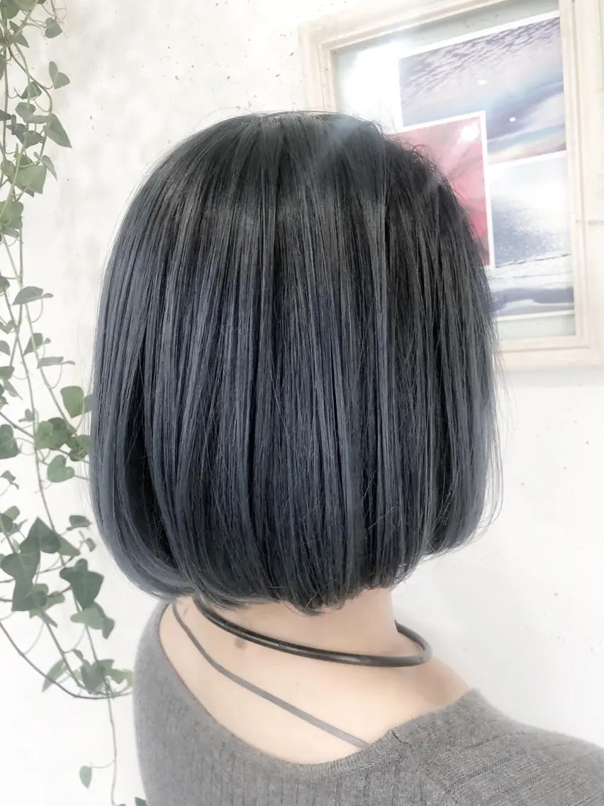 カラー ブリーチ ブルーカラー ブルージュ イルミナカラー ヘアカラー トリートメント ヘッドスパ グレージュ/髪質改善 Yamato.hのヘアスタイル