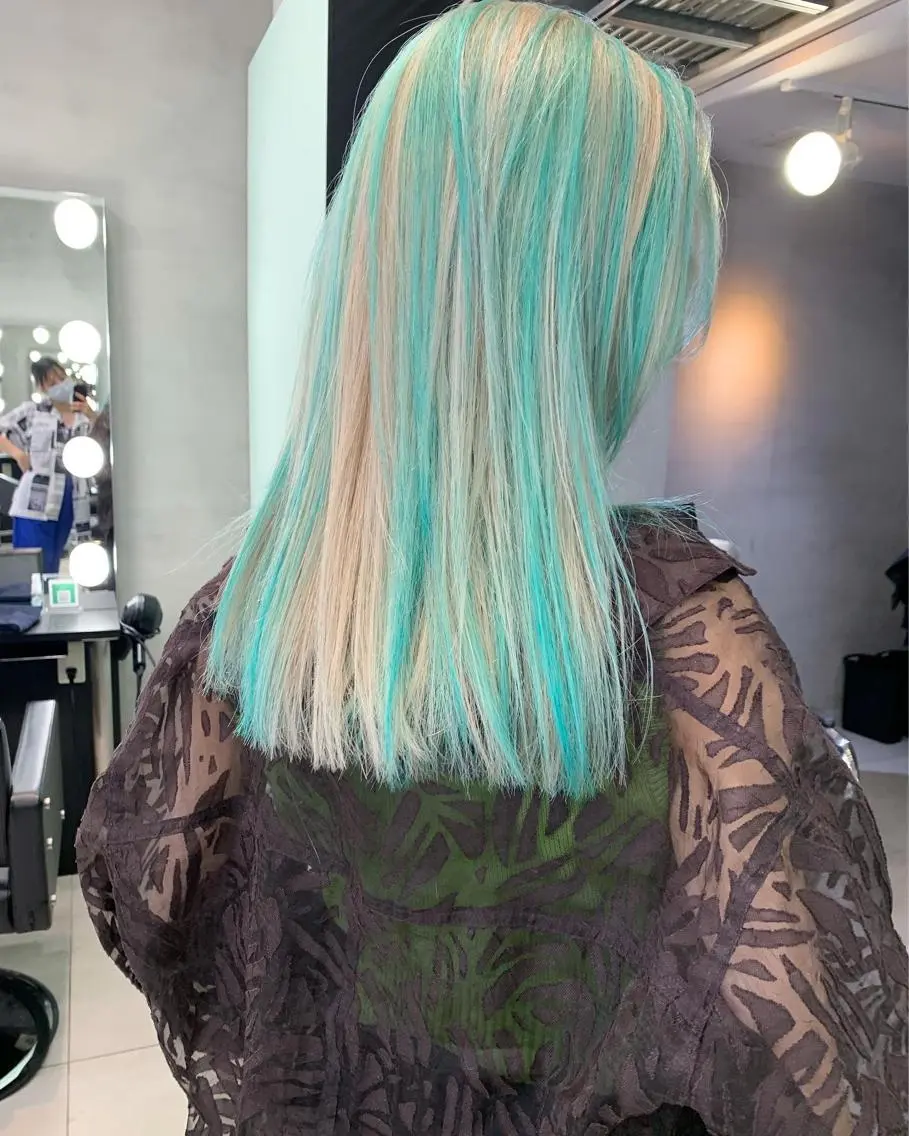ロング カラー ヘアアレンジ SHACHU ayamiのヘアスタイル