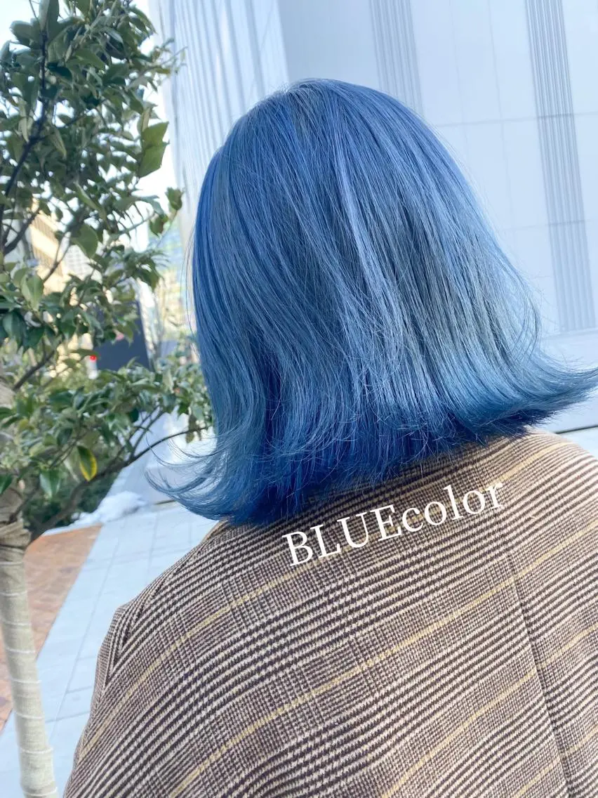 ミディアム カラー ブリーチ 上品韓国ヘア レイヤー/ayaのヘアスタイル