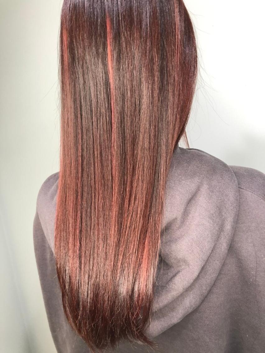 ミディアム カラー アディクシーカラー アッシュ ブルーカラー ダークアッシュ イヤリングカラー トップスタイリスト ✨KIRIKA中野✨のヘアスタイル