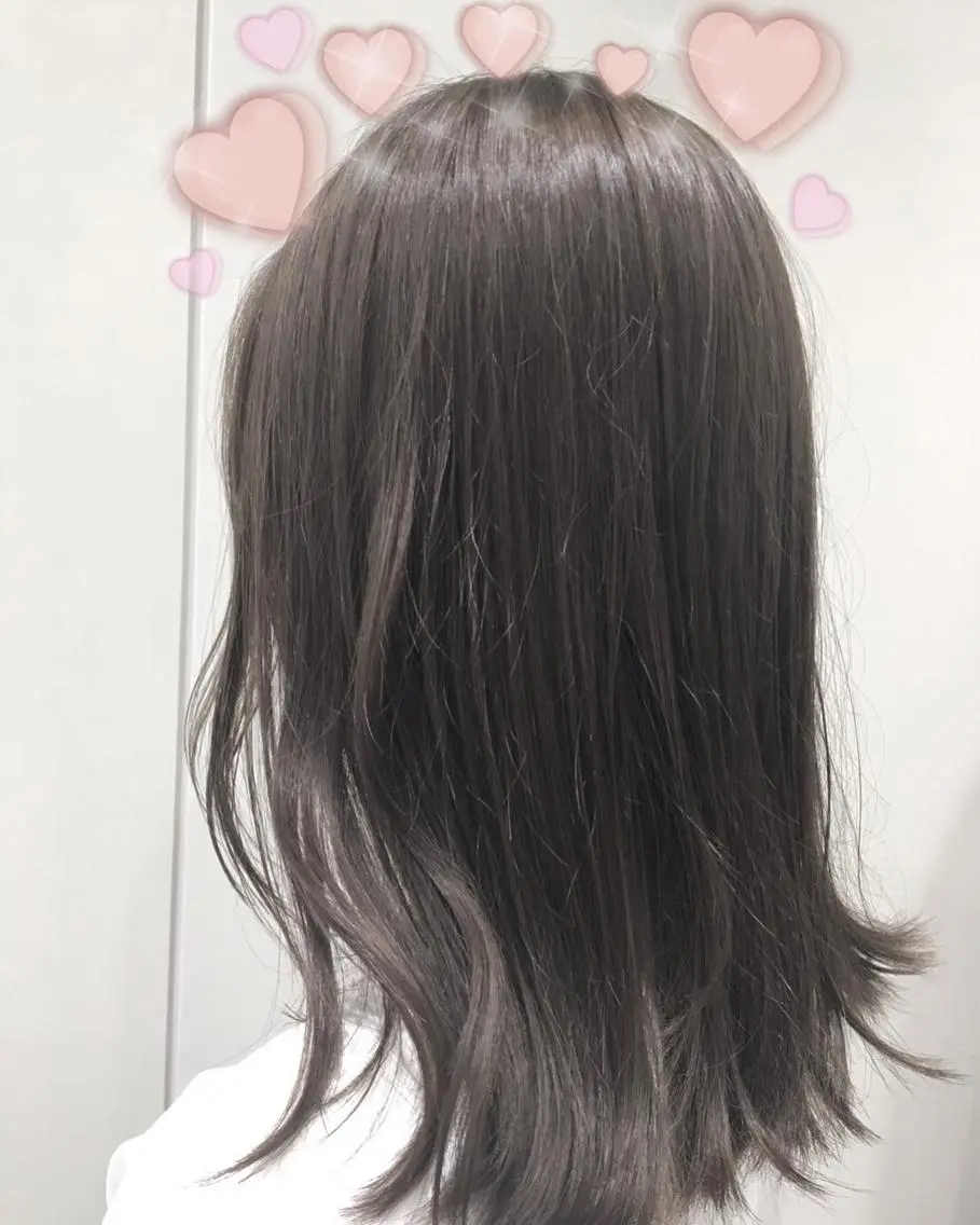 カラー ブリーチ ブリーチなしカラー バイオレットカラー 新宿駅近♡個室 ♡関口三都季🌜のヘアスタイル