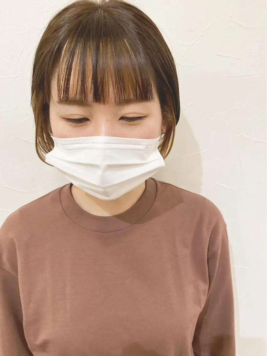 カラー 優子/ 似合わせカットカラーのヘアスタイル