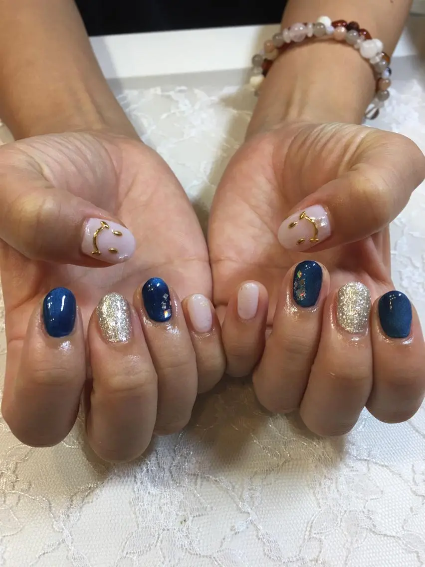 ネイル ジェルネイル マグネットネイル ワンカラーネイル MISAKO nailのネイルデザイン