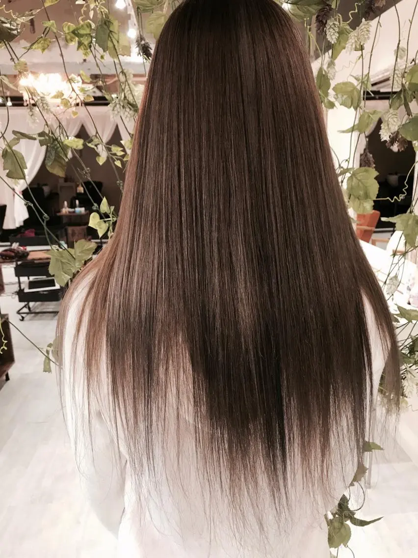 セミロング カラー ラベンダーカラー ラベンダーピンク ピンクカラー Seventh Senseのヘアスタイル