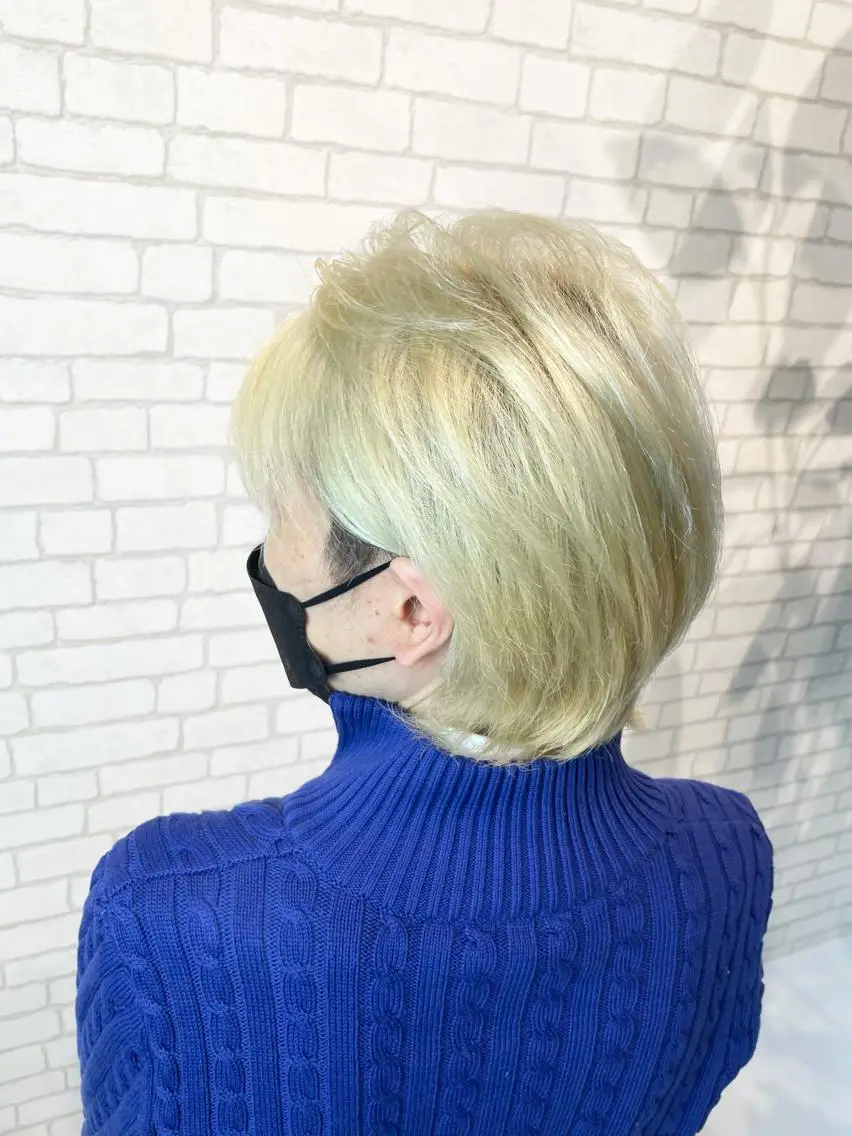 カラー ブリーチ ヘアカラー AMITYメンズ特化 ASUMIのヘアスタイル